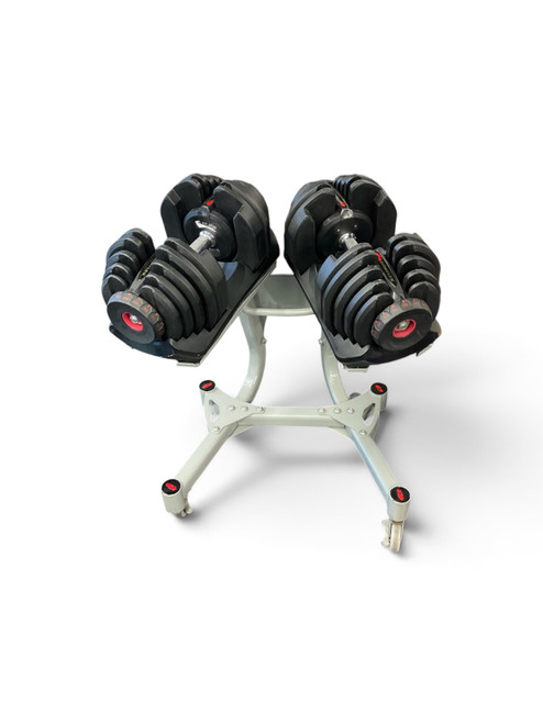 Vist Large View of Product Image Which is Used Bowflex Adj Dumbbells 5-90 LB