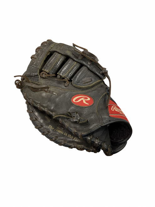 Vist Large View of Product Image Which is Used Rawlings RENEGADE BB/SB First Base LH Throw Black 11 1/2"