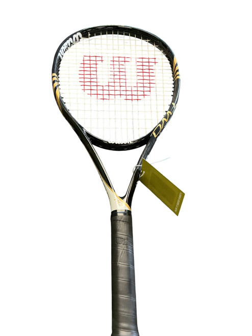 Vist Large View of Product Image Which is Used Wilson TWO BLX 110 Adult Tennis Racquet Black 4 1/8"
