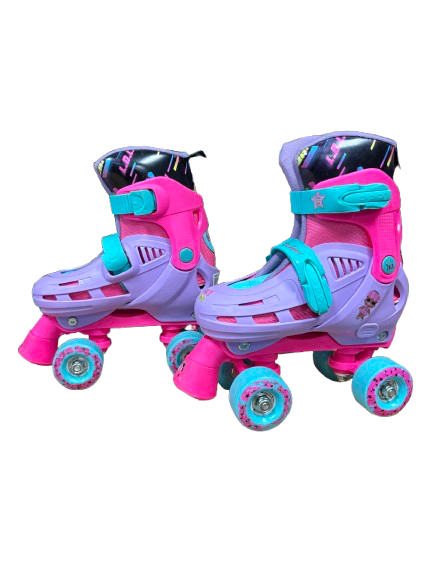 Vist Large View of Product Image Which is Used LOL SURPRISE ADJ Y10-Y13 Child Roller Quad Skates Purple Adjustable