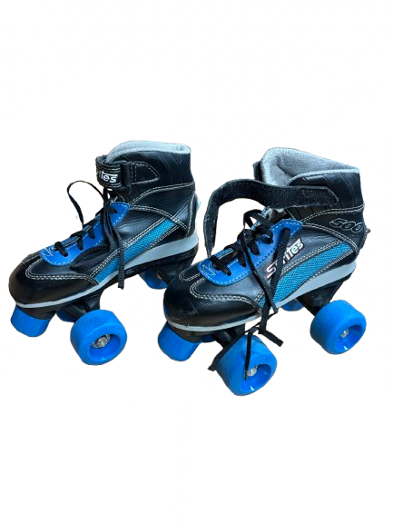 Vist Large View of Product Image Which is Used SPRITES 500 Y13 Child Roller Quad Skates Black Youth 13.0