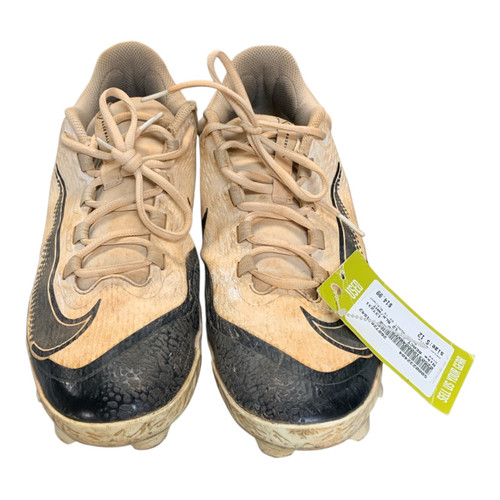 Vist Large View of Product Image Which is Used Nike REACT SZ 12 BLK/WHT BB/SB Cleats White Senior 12