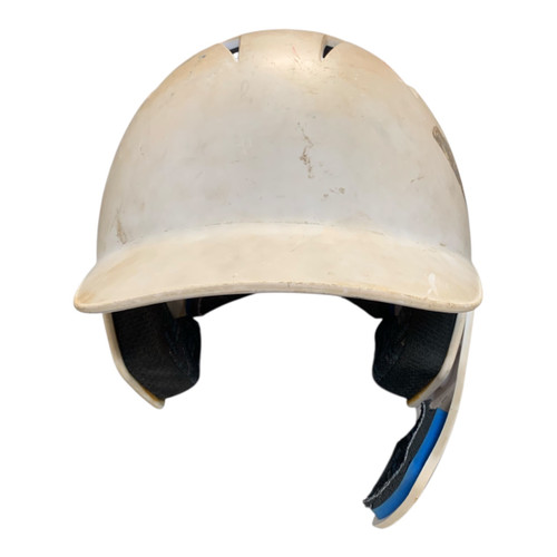 Vist Large View of Product Image Which is Used Champro WHTE HELMET W CFLAP Batting Helmet w/Mask White M/L