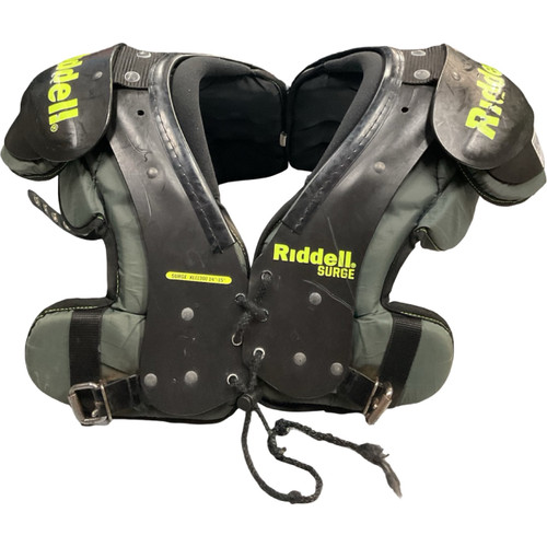 Vist Large View of Product Image Which is Used Riddell SURGE FB Shoulder Pads Black XL