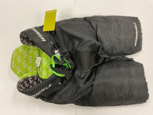 Vist Large View of Product Image Which is Used WinnWell AMP 500 Junior Pant Black And Neon Green XL