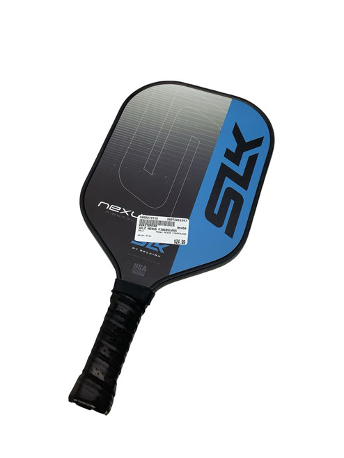 Vist Large View of Product Image Which is Used SKLZ NEXUS FIBERGLASS Pickleball Racquet Grey