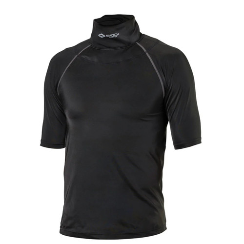 Vist Large View of Product Image Which is New SHOCK DOCTOR BOY'S LARGE ULTRA COMPRESSION NECKGUARD SHIRT
