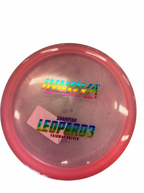 Vist Large View of Product Image Which is Used Innova CHAMPION LEOPARD 3 Disc Golf Driver Pink
