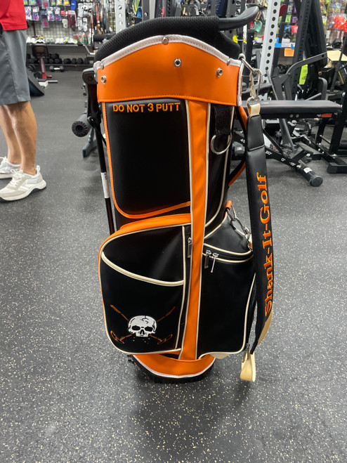 Vist Large View of Product Image Which is Used SHANK IT GOLF Mens Stand Bag Orange