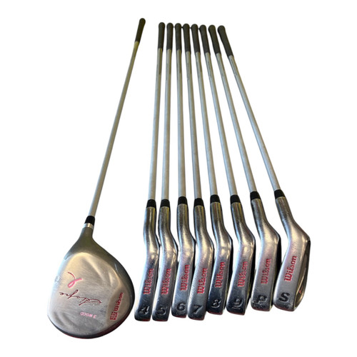 Vist Large View of Product Image Which is Used Wilson HOPE 8/1 SET LRH Womens Complete Set RH 9 Piece