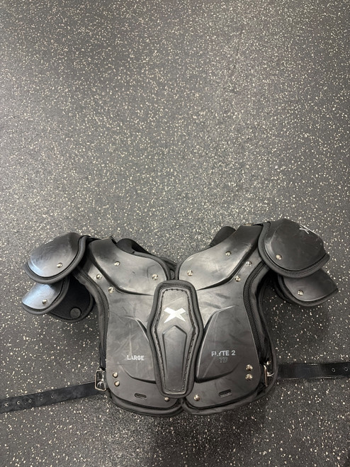 Vist Large View of Product Image Which is Used Xenith FLYTE 2 TD SP YOUTH FB Shoulder Pads Black LG