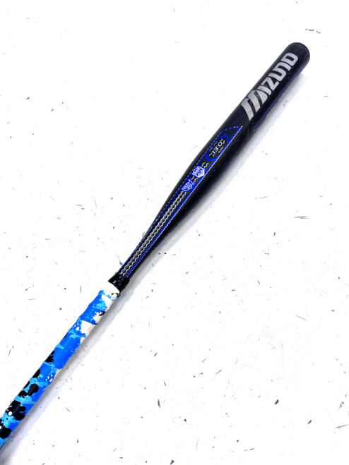 Vist Large View of Product Image Which is Used Mizuno BLACKOUT CARBON 340298 34/26 BB/SB Slowpitch Bat 34"