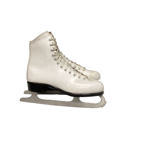 Vist Large View of Product Image Which is Used Lange LIBRA WomensFigure Skate White Senior 7