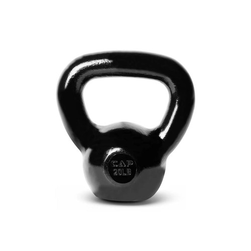 Vist Large View of Product Image Which is CAP Enamel Coated Cast Iron Kettlebell 20 LB #SDK2-020