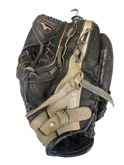 Vist Large View of Product Image Which is Used Mizuno POWER CLOSE BB/SB Glove RH Throw Black 10 1/2"