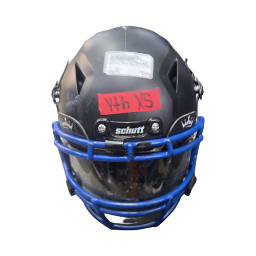 Vist Large View of Product Image Which is Used Schutt 2023 YTH VENGEANCE A11 HELMET XS FB Helmet Black XS