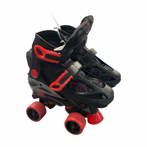 Vist Large View of Product Image Which is Used RollerDerby QUICK FIT Child Roller Quad Skates Pink Youth 12.0