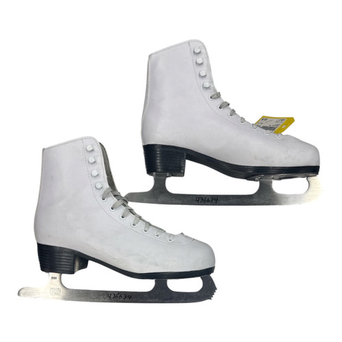 Vist Large View of Product Image Which is Used Hespeler FS WomensFigure Skate White Senior 7