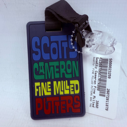 Vist Large View of Product Image Which is Used Scotty Cameron FINE MILLED PUTTERS BAG TAG Golf Accessory