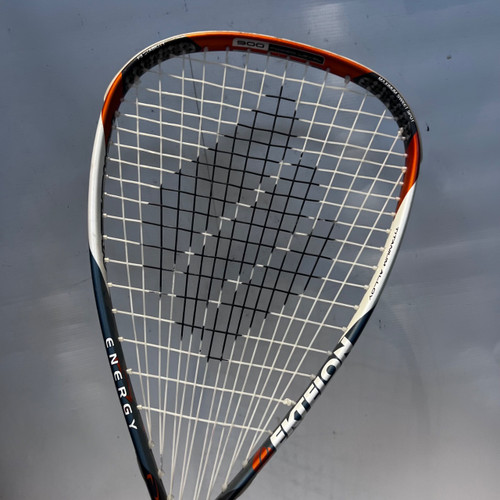 Vist Large View of Product Image Which is Used Ektelon ENERGY ROWERFAN Adult Tennis Racquet Orange Unknown