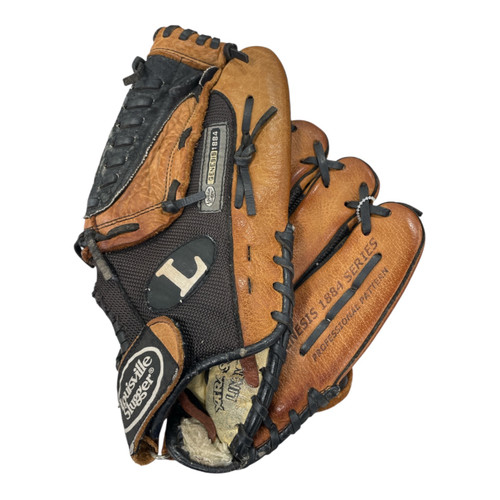 Vist Large View of Product Image Which is Used Louisville Slugger GEN1200BM BB/SB Glove RH Throw Brown 12"