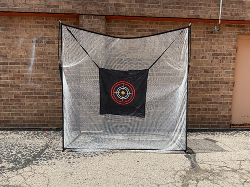 Vist Large View of Product Image Which is Used 7X7 STAND UP NET Field Equipment White/Black/Red