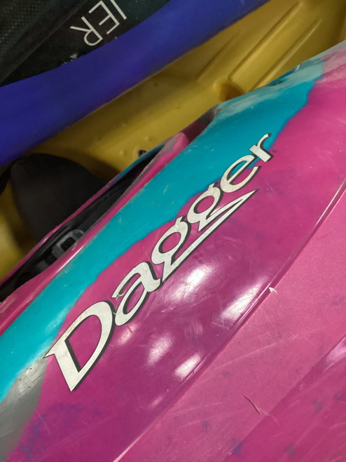 Vist Large View of Product Image Which is Used DAGGER MAMBA Kayak Neon Pink 8Ft 1In