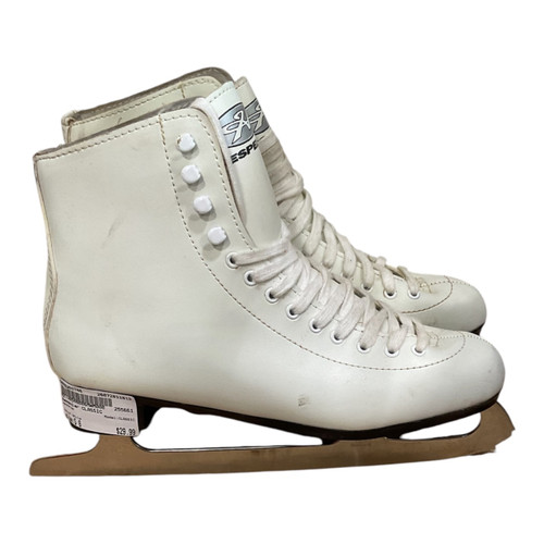 Vist Large View of Product Image Which is Used Hespeler CLASSIC WomensFigure Skate White Senior 6