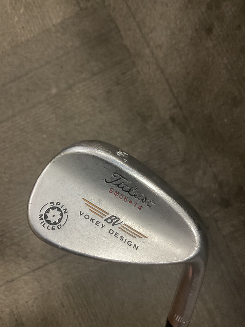 Vist Large View of Product Image Which is Used Titleist VOKEY SM56 14 Golf Wedge Mens RH 56 Degree
