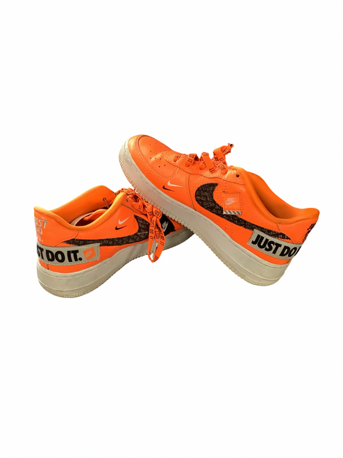 Vist Large View of Product Image Which is Used Nike AIR JUST DO IT. Basketball Shoes M Orange Senior 6.5