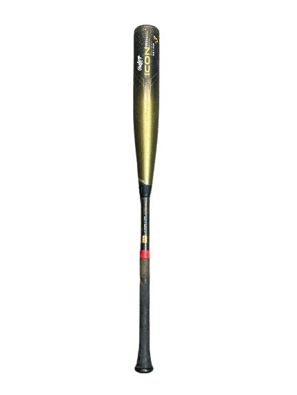 Vist Large View of Product Image Which is Used Rawlings 2023 ICON - CARBON 33 IN -3 BB/SB High School -3 Bat 33"