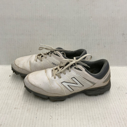 Vist Large View of Product Image Which is Used New Balance Mens Golf Shoes White Senior 10.5