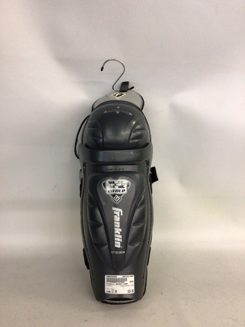 Vist Large View of Product Image Which is Used Franklin HOCKEY COMP Senior Shin Guards Grey 13"