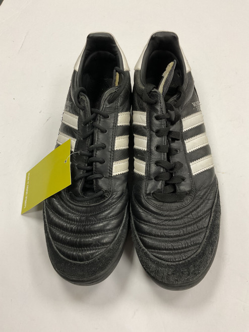 Vist Large View of Product Image Which is Used Adidas 019228 Soccer Turf Shoes Black And White Senior 8.5