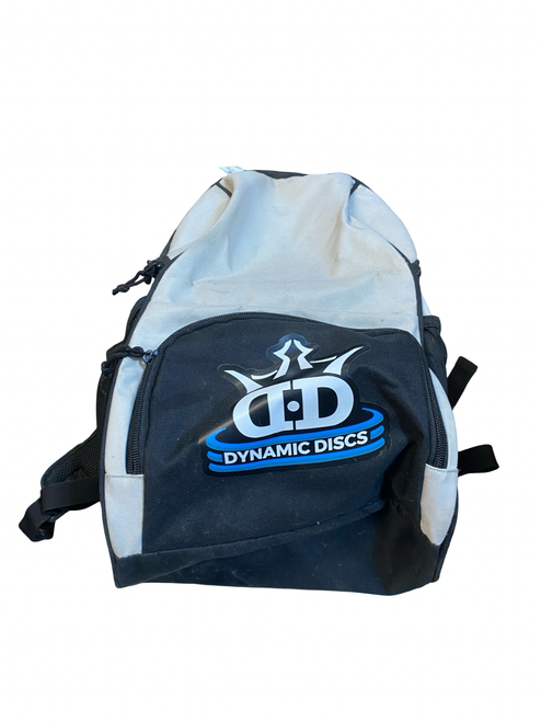 Vist Large View of Product Image Which is Used Dynamic Discs Disc Golf Backpack White