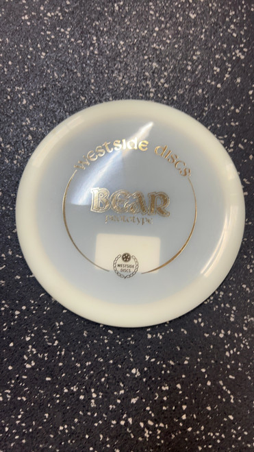Vist Large View of Product Image Which is Used Westside BEAR PROTOTYPE Disc Golf Mid Range White