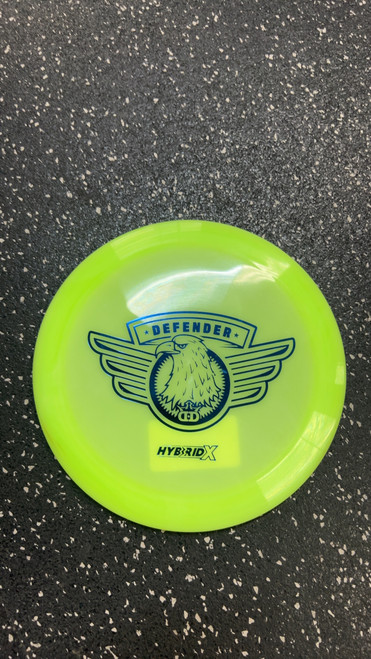 Vist Large View of Product Image Which is Used Dynamic Discs DEFENDER Disc Golf Mid Range Yellow