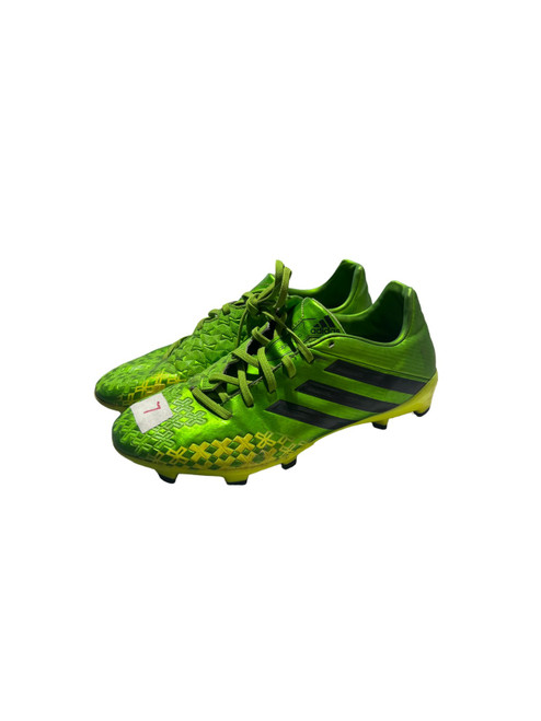 Vist Large View of Product Image Which is Used Adidas Soccer Cleats Green Senior 7
