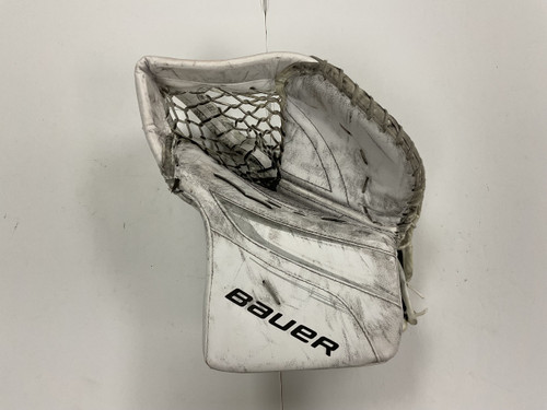 Vist Large View of Product Image Which is Used Bauer VAPOR X5 PRO Senior Goalie Catcher White
