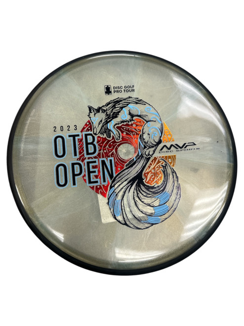 Vist Large View of Product Image Which is Used MVP OTB OPEN Disc Golf Driver Grey