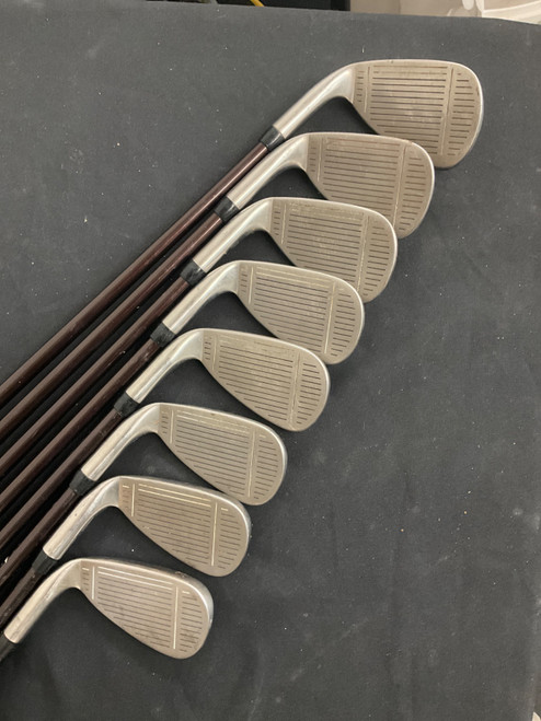 Vist Large View of Product Image Which is Used Taylormade SUPERSTEEL BURNER Mens Iron Set RH 3I-PW