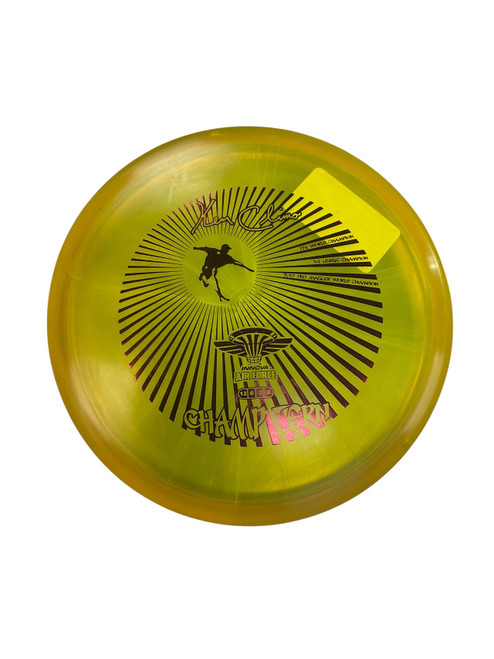 Vist Large View of Product Image Which is Used Innova CHAMP XD+ Disc Golf Putter Gold 150g