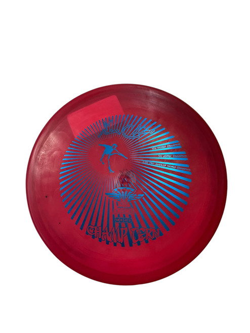 Vist Large View of Product Image Which is Used Innova CHAMP XD+ Disc Golf Putter Red 175g