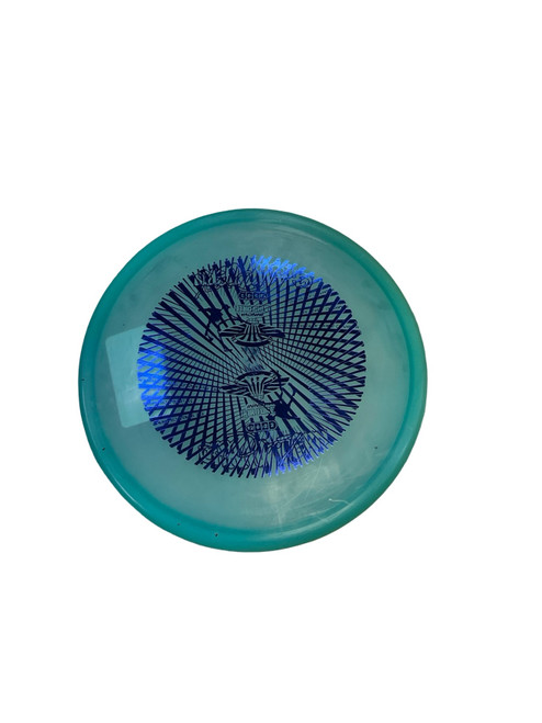 Vist Large View of Product Image Which is Used Innova CHAMP XD+ Disc Golf Putter Carolina Blue 175g