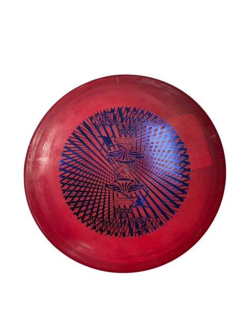 Vist Large View of Product Image Which is Used Innova CHAMP XD+ Disc Golf Putter Red 175g