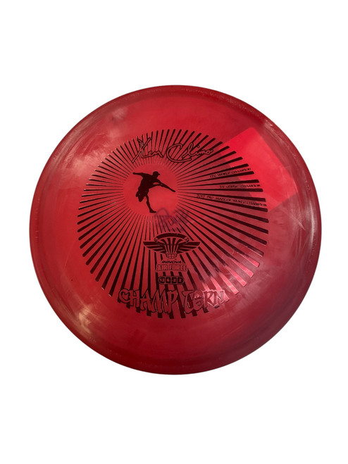 Vist Large View of Product Image Which is Used Innova CHAMP XD+ Disc Golf Putter Red 175g