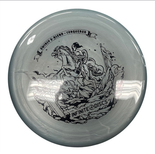 Vist Large View of Product Image Which is Used Infinite Discs CONQUEROR Disc Golf Driver Grey