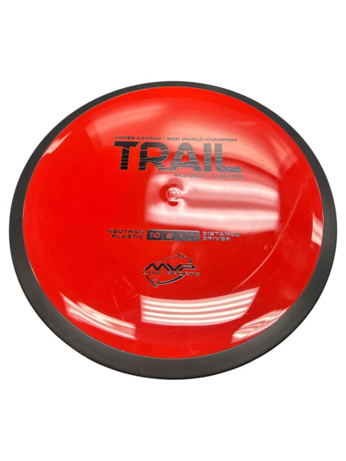 Vist Large View of Product Image Which is Used MVP TRAIL Disc Golf Driver Red