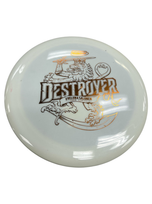 Vist Large View of Product Image Which is Used Innova DESTROYER Disc Golf Driver White