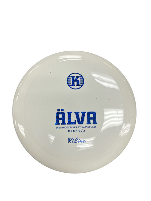 Vist Large View of Product Image Which is Used Kastaplast ALVA Disc Golf Driver White